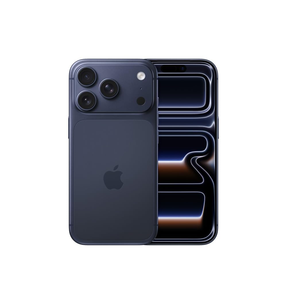 Apple iPhone 17 Pro, US Version, 256GB, eSIM, Deep Blue- Unlocked (Renewed)