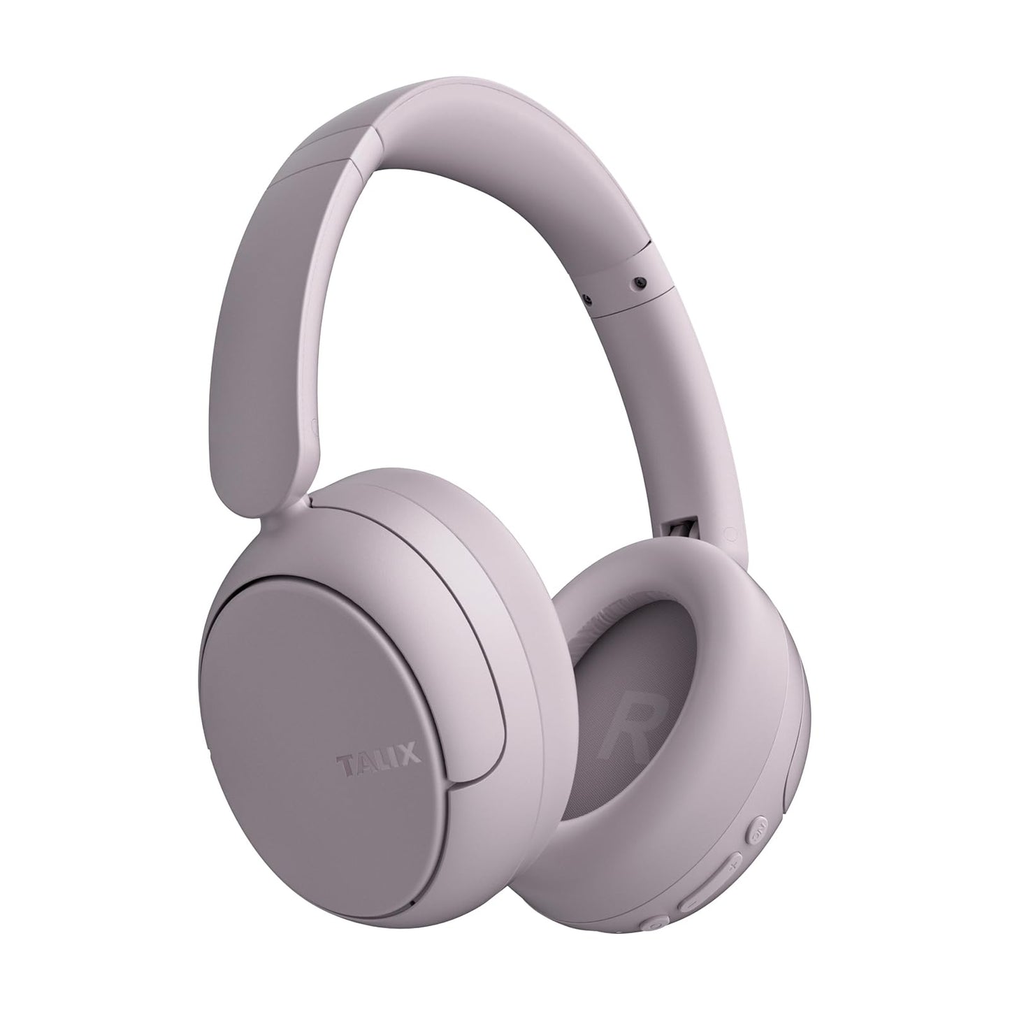 TALIX H30 Hybrid Active Noise Cancelling Headphones, 110H Playtime Hi-Res Audio Bluetooth 6.0 Wireless Over Ear ANC Headphones for Commute/Workout/Gym (Black)