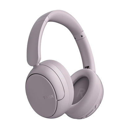 TALIX H30 Hybrid Active Noise Cancelling Headphones, 110H Playtime Hi-Res Audio Bluetooth 6.0 Wireless Over Ear ANC Headphones for Commute/Workout/Gym (Black)