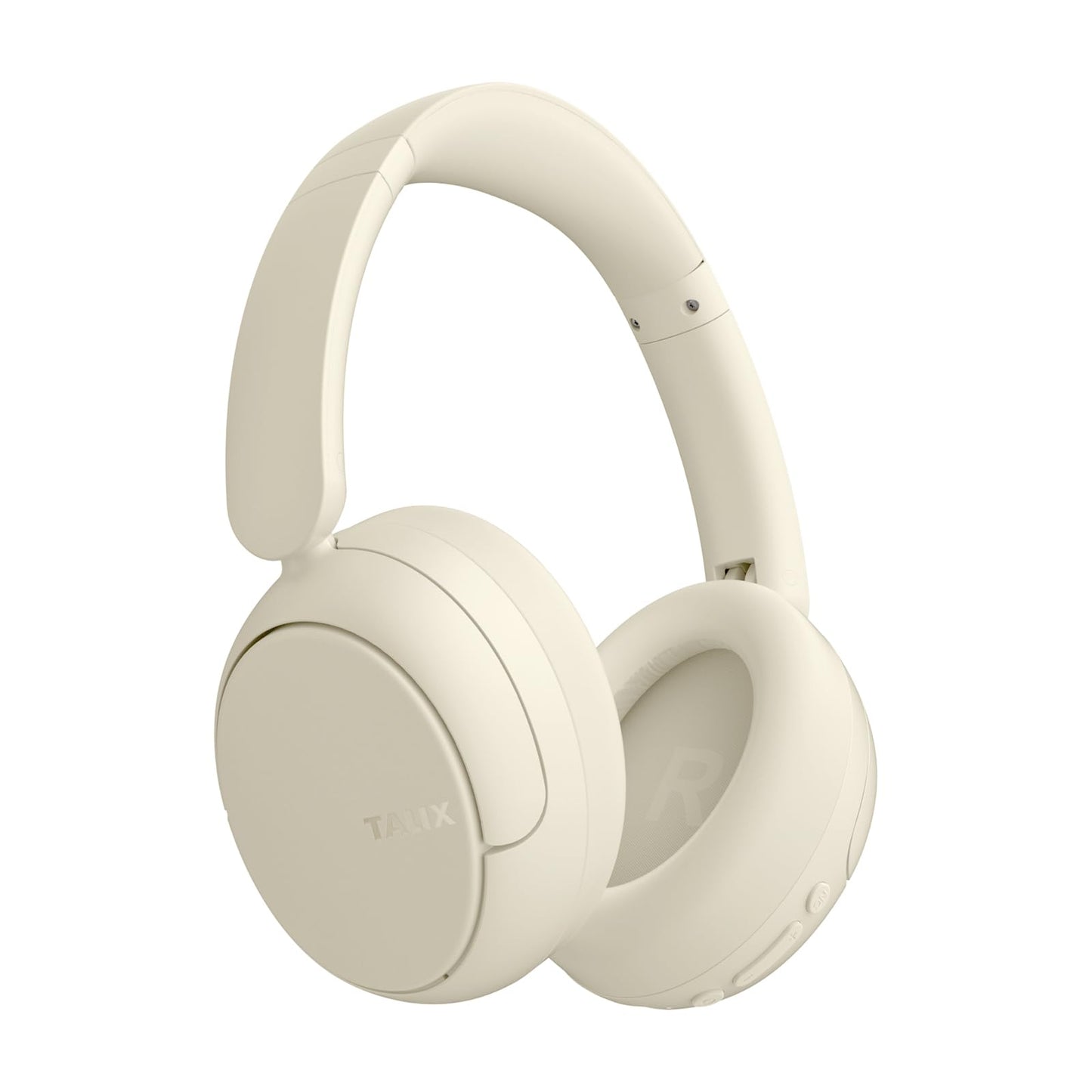 TALIX H30 Hybrid Active Noise Cancelling Headphones, 110H Playtime Hi-Res Audio Bluetooth 6.0 Wireless Over Ear ANC Headphones for Commute/Workout/Gym (Black)