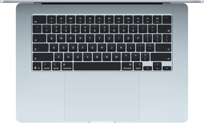 Apple 2026 MacBook Air 15-inch Laptop with M5 chip: Built for AI, 15.3-inch Liquid Retina Display, 16GB Unified Memory, 512GB SSD, 12MP Center Stage Camera, Touch ID, Wi-Fi 7; Sky Blue