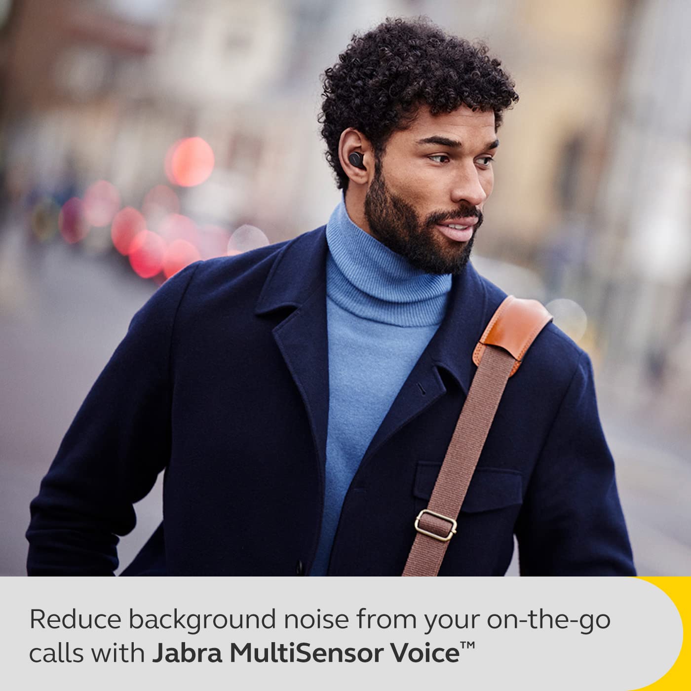 Jabra Evolve2 True Wireless Earbuds - in-Ear Bluetooth Earbuds with Active Noise Cancellation MultiSensor Voice Technology - Certified to Work with Your Virtual Meeting Apps - Black