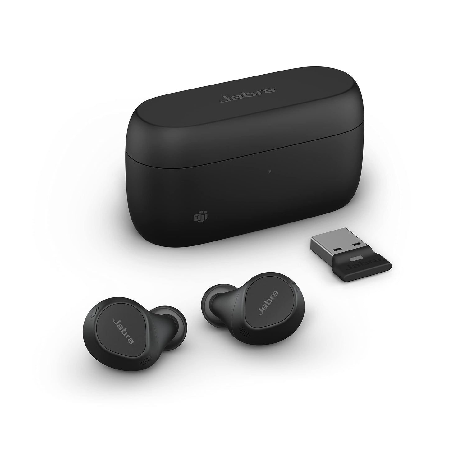 Jabra Evolve2 True Wireless Earbuds - in-Ear Bluetooth Earbuds with Active Noise Cancellation MultiSensor Voice Technology - Certified to Work with Your Virtual Meeting Apps - Black
