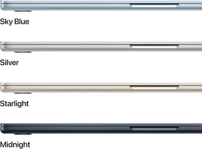 Apple 2026 MacBook Air 15-inch Laptop with M5 chip: Built for AI, 15.3-inch Liquid Retina Display, 16GB Unified Memory, 512GB SSD, 12MP Center Stage Camera, Touch ID, Wi-Fi 7; Sky Blue