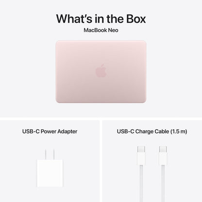 Apple 2026 MacBook Neo 13-inch Laptop with A18 Pro chip: Built for AI and Apple Intelligence, Liquid Retina Display, 8GB Unified Memory, 256GB SSD Storage, 1080p FaceTime HD Camera; Citrus