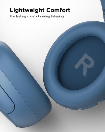 TALIX H30 Hybrid Active Noise Cancelling Headphones, 110H Playtime Hi-Res Audio Bluetooth 6.0 Wireless Over Ear ANC Headphones for Commute/Workout/Gym (Black)