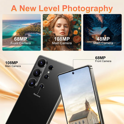 26 Ultra 16+1TB Smartphone -6.99-inch Display, Built-in Pen,Android 15, 7000mAh Battery, 68MP+108MP Dual Camera/Dual SIM/Fingerprint Lock/Face (Green)