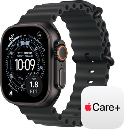 Apple Watch Ultra 3 [GPS + Cellular 49mm] Running & Multisport Smartwatch w/Rugged Titanium Case w/Natural Titanium Milanese Loop - L. Satellite Communications, Advanced Health & Fitness Tracking