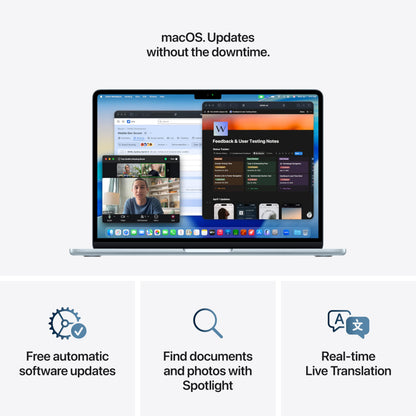 Apple MacBook Air 13-inch Laptop with M5 chip: 13.6-inch Liquid Retina Display, 24GB Unified Memory, 512GB SSD; Midnight