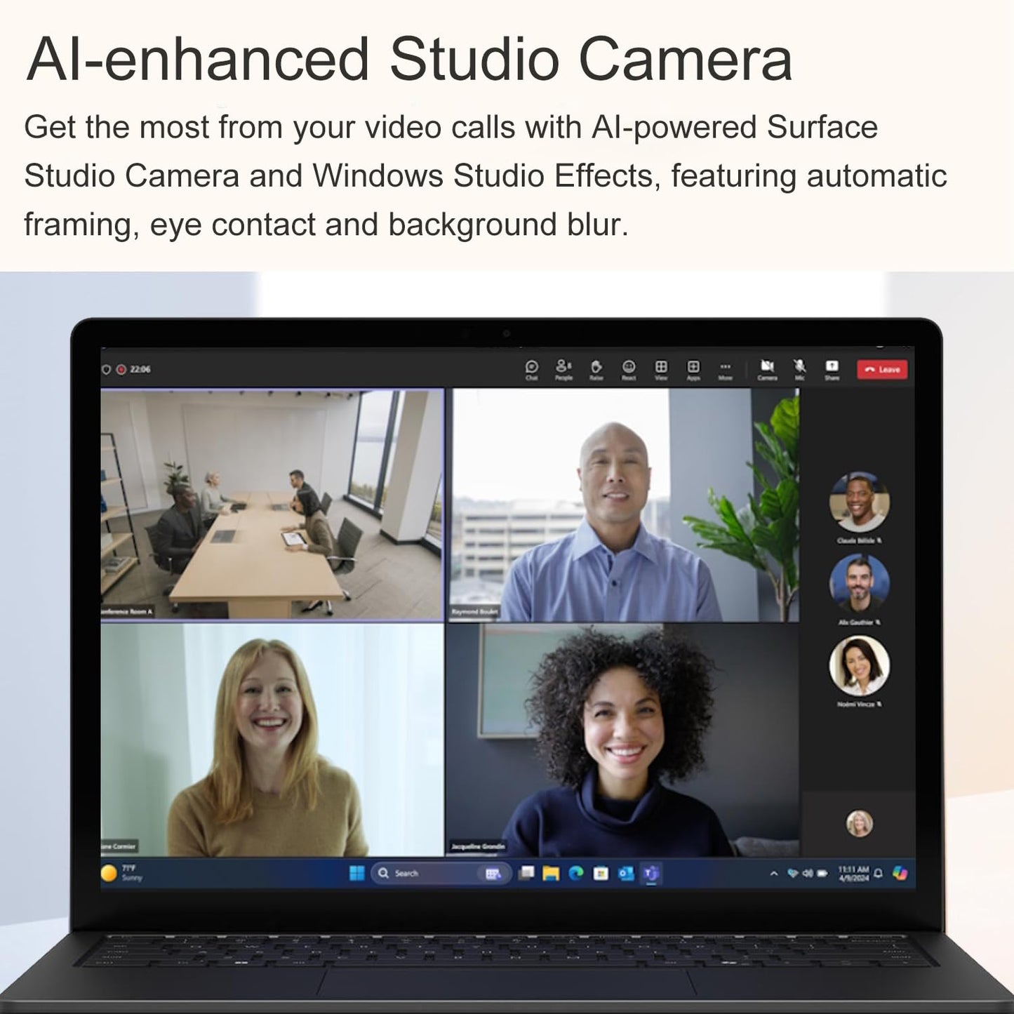 Microsoft Surface Laptop 7 AI Copilot+ PC for Business (13.8" 2K+ Touchscreen, Snapdragon X Plus (> Intel i7-1355U), 16GB DDR5, 1TB SSD), 20-Hr Long Battery Life, IR Webcam, Wi-Fi 7, Windows 11, Black