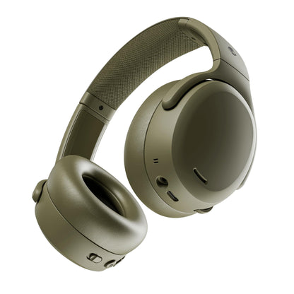Skullcandy Crusher ANC 2 Wireless Over-Ear Bluetooth Headphones with Multi-Sensory Bass, Active Noise Cancelling, Up to 60 Hours Battery, Microphone for iPhone Android - True Black