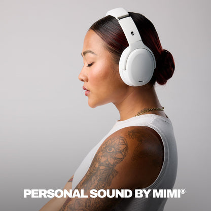 Skullcandy Crusher ANC 2 Wireless Over-Ear Bluetooth Headphones with Multi-Sensory Bass, Active Noise Cancelling, Up to 60 Hours Battery, Microphone for iPhone Android - True Black