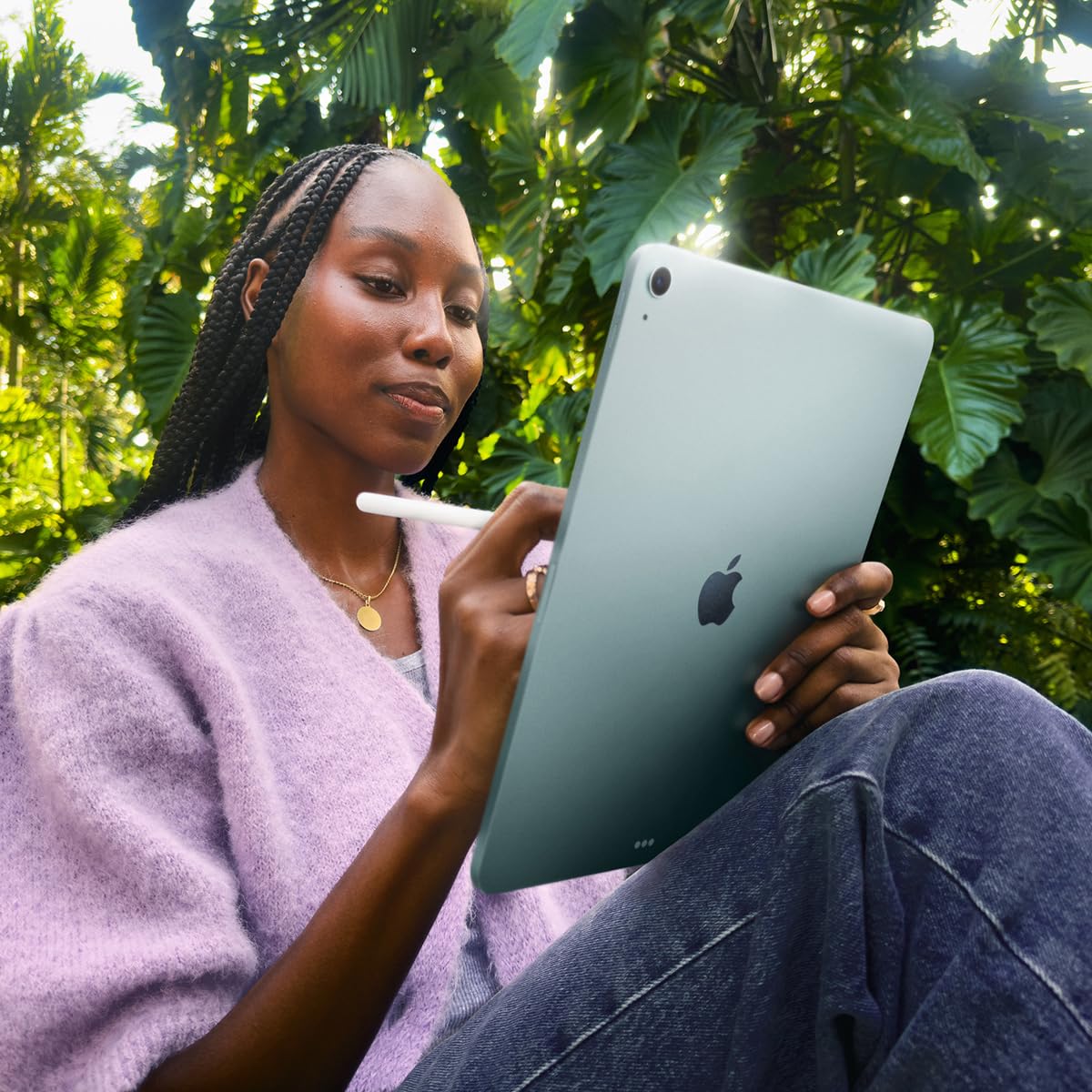 Apple iPad Air 11-inch (M4): Liquid Retina Display, 128GB, 12MP Front/Back Camera, Wi-Fi 7 with Apple N1, Touch ID, All-Day Battery Life — Space Gray