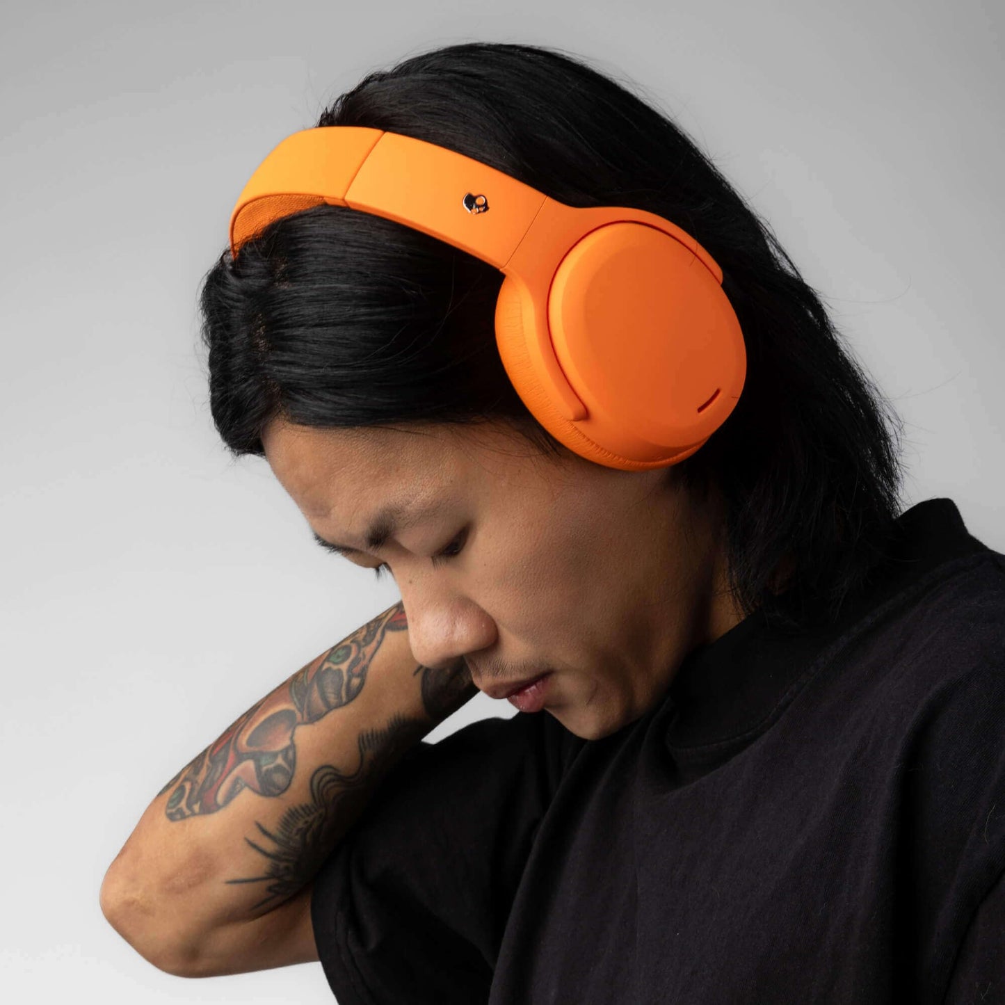 Skullcandy Crusher ANC 2 Wireless Over-Ear Bluetooth Headphones with Multi-Sensory Bass, Active Noise Cancelling, Up to 60 Hours Battery, Microphone for iPhone Android - True Black