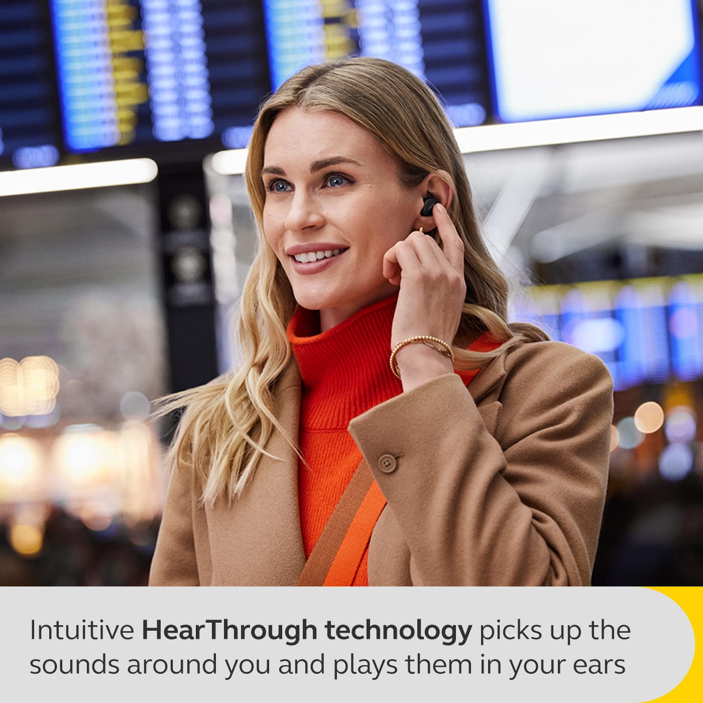 Jabra Evolve2 True Wireless Earbuds - in-Ear Bluetooth Earbuds with Active Noise Cancellation MultiSensor Voice Technology - Certified to Work with Your Virtual Meeting Apps - Black