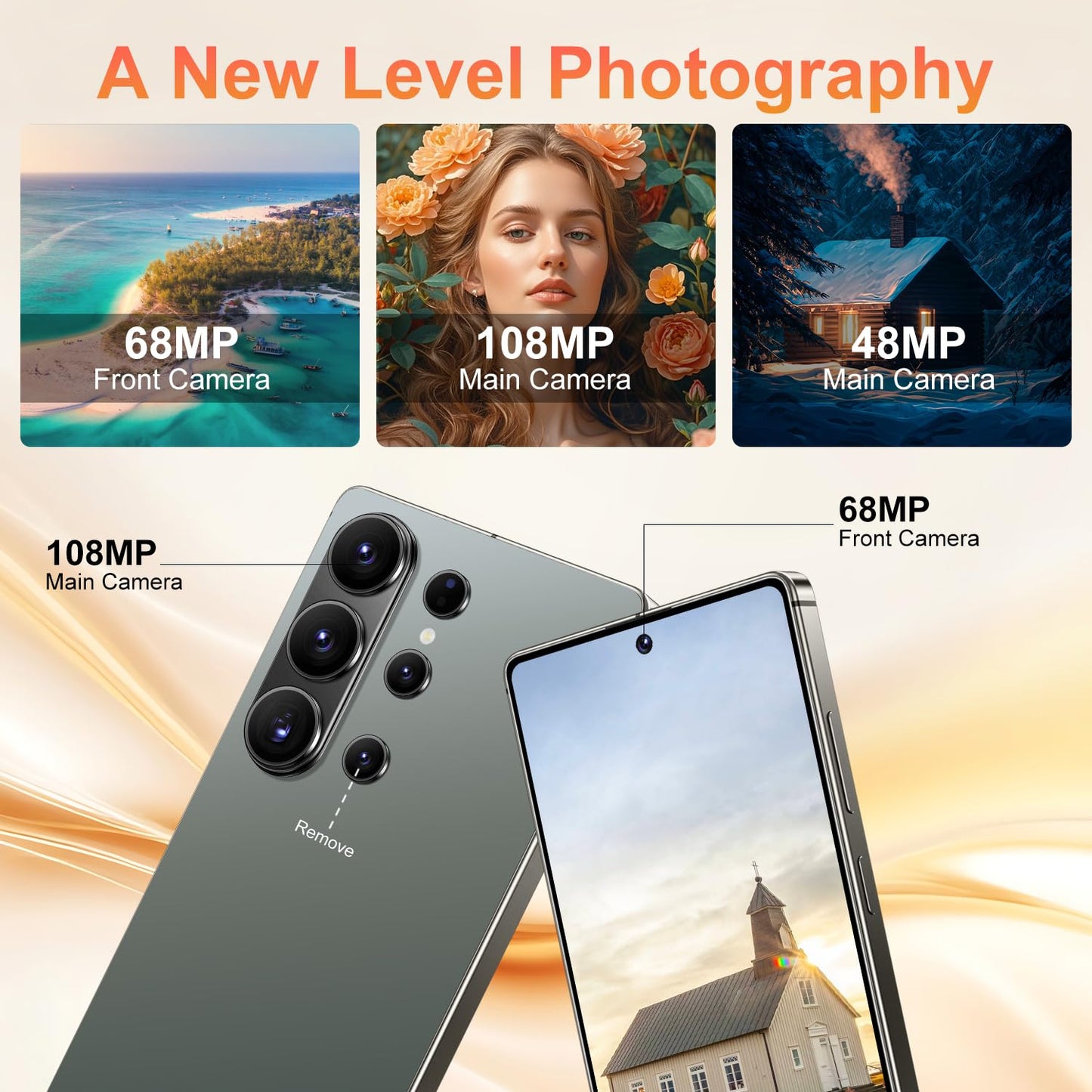 26 Ultra 16+1TB Smartphone -6.99-inch Display, Built-in Pen,Android 15, 7000mAh Battery, 68MP+108MP Dual Camera/Dual SIM/Fingerprint Lock/Face (Green)