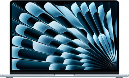 Apple 2026 MacBook Air 15-inch Laptop with M5 chip: Built for AI, 15.3-inch Liquid Retina Display, 16GB Unified Memory, 512GB SSD, 12MP Center Stage Camera, Touch ID, Wi-Fi 7; Sky Blue