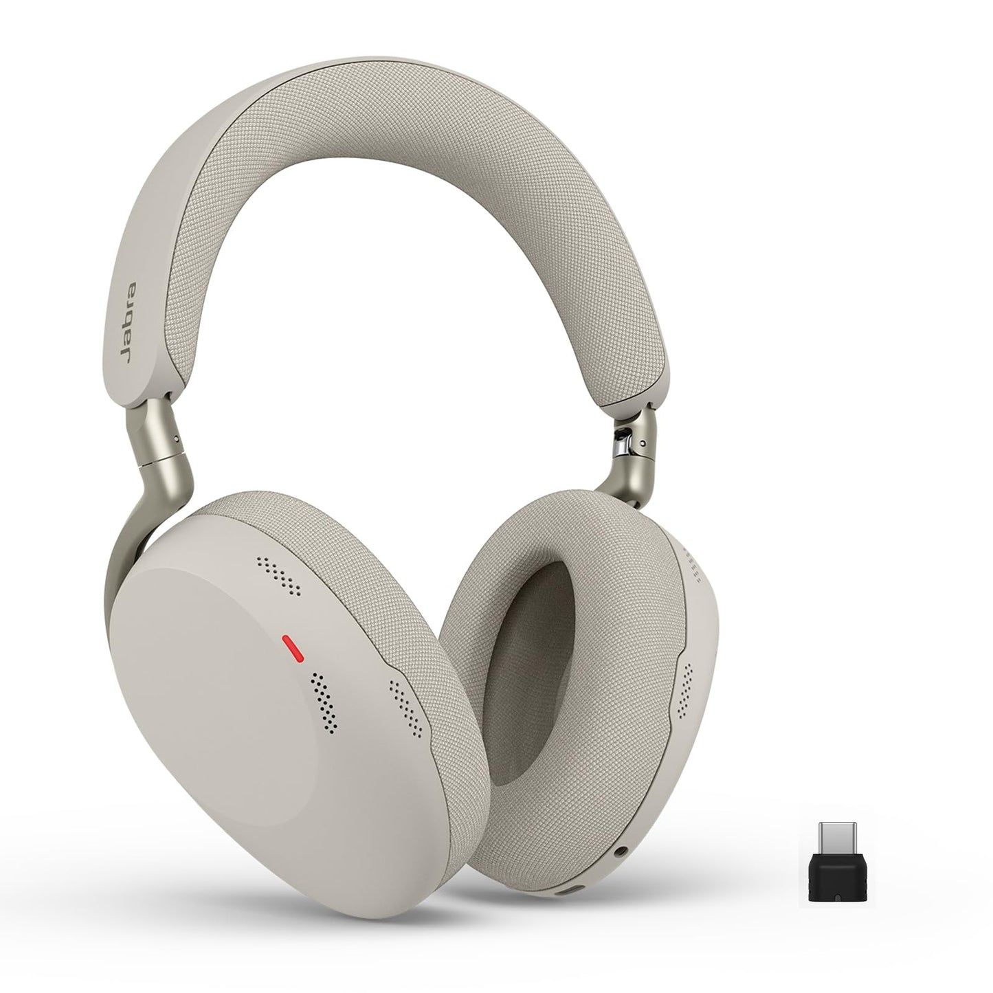 Jabra Evolve3 85 Over-Ear Wireless Bluetooth Headset with Microphone for Work, AI Voice Call Technology, Adaptive Active Noise Cancellation, 25-Hour Battery, USB-C, Microsoft Teams Certified, Black