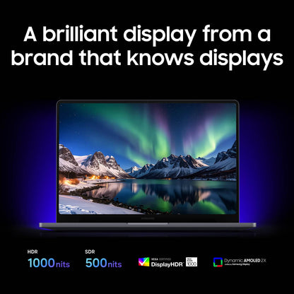 Samsung 16” Galaxy Book6 Ultra U7 PC Laptop Computer, NVIDIA 5060 Intel Processor, 32GB/1TB, Dynamic AMOLED 2X Display, Advanced Cooling, Slim, 2 Year Warranty, Gray