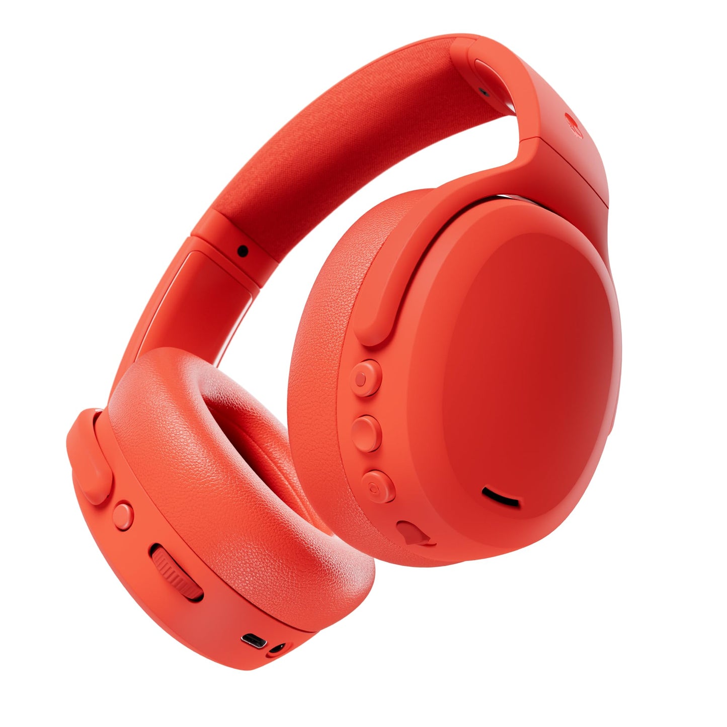 Skullcandy Crusher ANC 2 Wireless Over-Ear Bluetooth Headphones with Multi-Sensory Bass, Active Noise Cancelling, Up to 60 Hours Battery, Microphone for iPhone Android - True Black