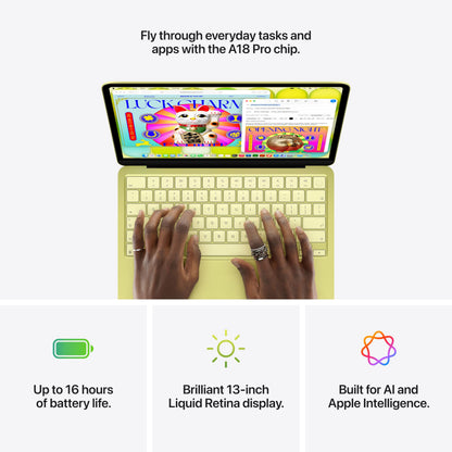 Apple 2026 MacBook Neo 13-inch Laptop with A18 Pro chip: Built for AI and Apple Intelligence, Liquid Retina Display, 8GB Unified Memory, 256GB SSD Storage, 1080p FaceTime HD Camera; Citrus