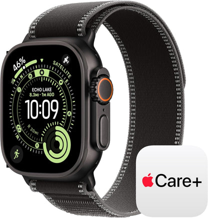 Apple Watch Ultra 3 [GPS + Cellular 49mm] Running & Multisport Smartwatch w/Rugged Titanium Case w/Natural Titanium Milanese Loop - L. Satellite Communications, Advanced Health & Fitness Tracking