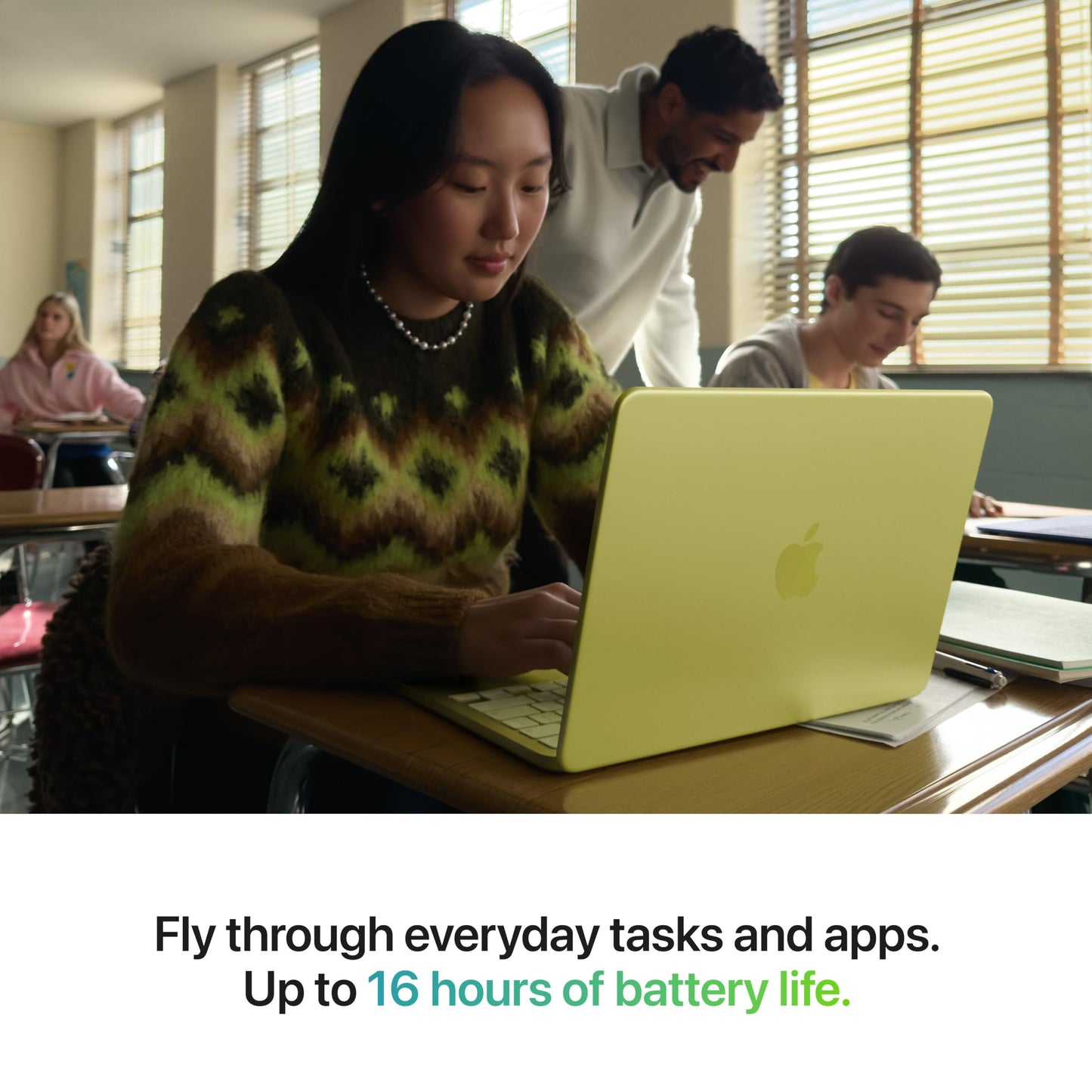 Apple 2026 MacBook Neo 13-inch Laptop with A18 Pro chip: Built for AI and Apple Intelligence, Liquid Retina Display, 8GB Unified Memory, 256GB SSD Storage, 1080p FaceTime HD Camera; Citrus