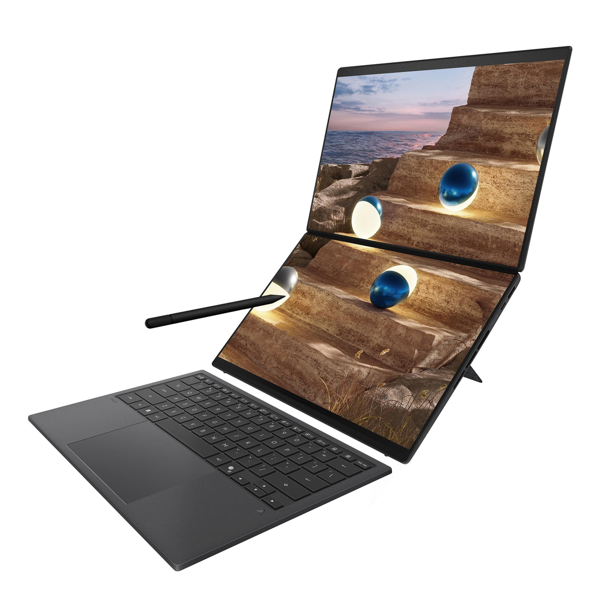 ASUS Zenbook Duo Laptop, Dual 14” OLED 3K 120Hz Touch Display, Evo, Intel Core Ultra 9 285H, Intel Arc Graphics, 32GB RAM, 1TB SSD, Windows 11, UX8406CA-PS99T
