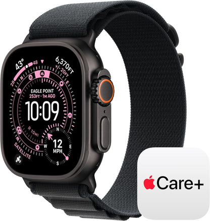Apple Watch Ultra 3 [GPS + Cellular 49mm] Running & Multisport Smartwatch w/Rugged Titanium Case w/Natural Titanium Milanese Loop - L. Satellite Communications, Advanced Health & Fitness Tracking