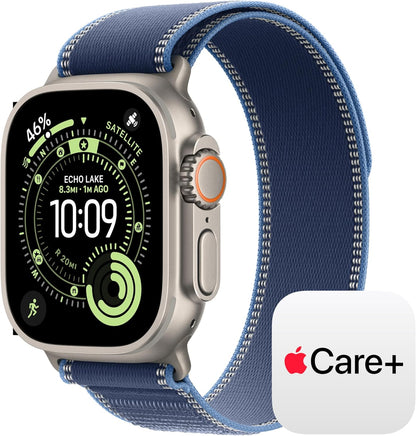 Apple Watch Ultra 3 [GPS + Cellular 49mm] Running & Multisport Smartwatch w/Rugged Titanium Case w/Natural Titanium Milanese Loop - L. Satellite Communications, Advanced Health & Fitness Tracking
